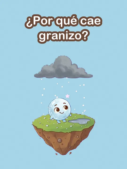 ¿Por qué cae granizo?